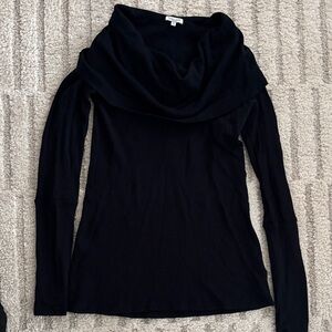 Splendid black off-shoulder long sleeve